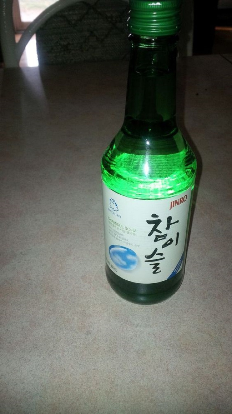 Ảnh rượu bia tự chụp soju tại nhà