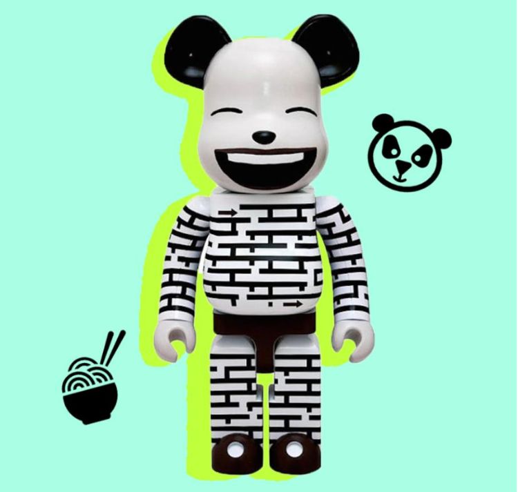 Bearbrick 1000% Yue Minjun “qiu tu”