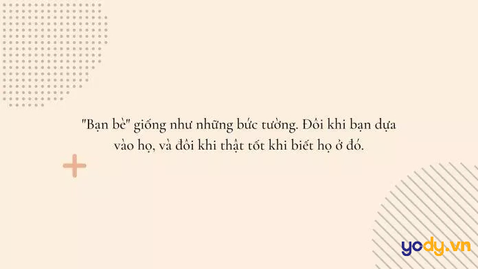 những câu nói hay về tình bạn buồn