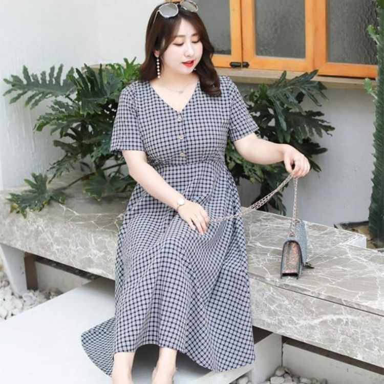 Đầm suông cho người chubby