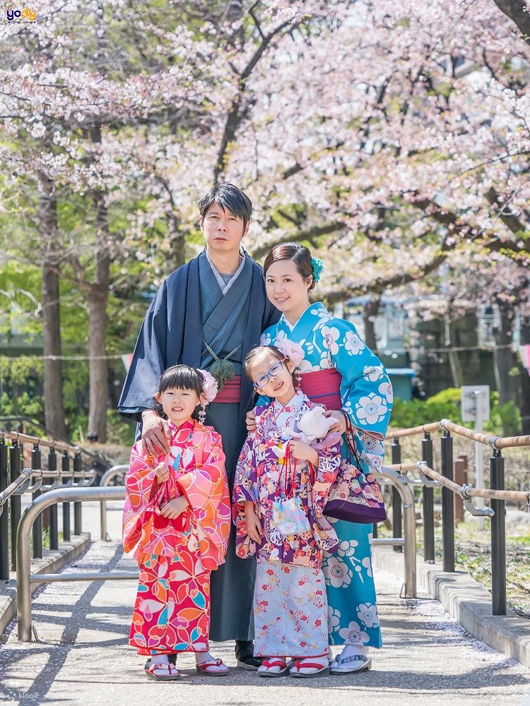Chụp ảnh gia đình kiểu Nhật Bản