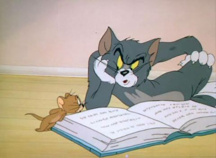 Meme Tom and Jerry hay