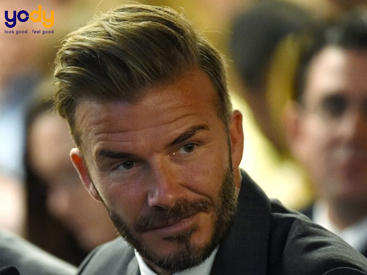 D.Beckham với tóc modern pompadour