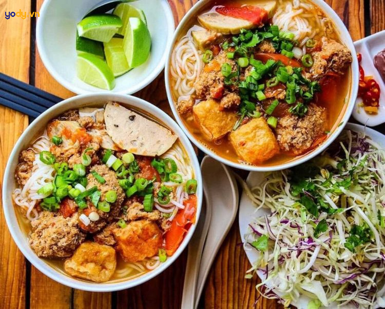 Bún riêu cua những món ăn sáng ngon