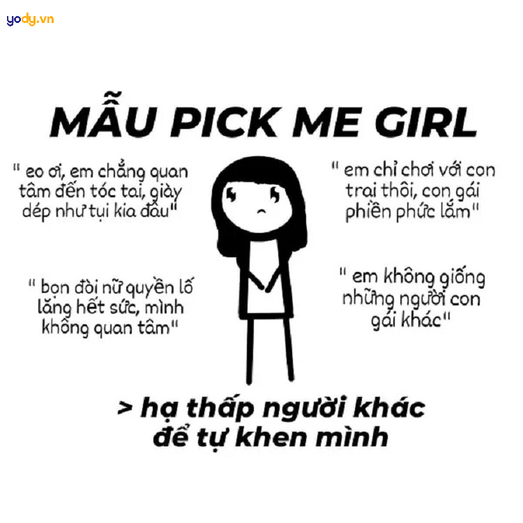 khái niệm pick me girl là gì