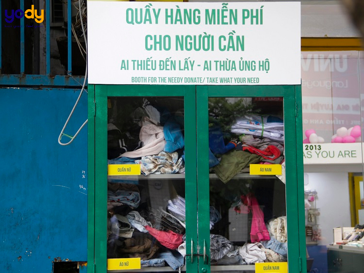 quyên góp quần áo