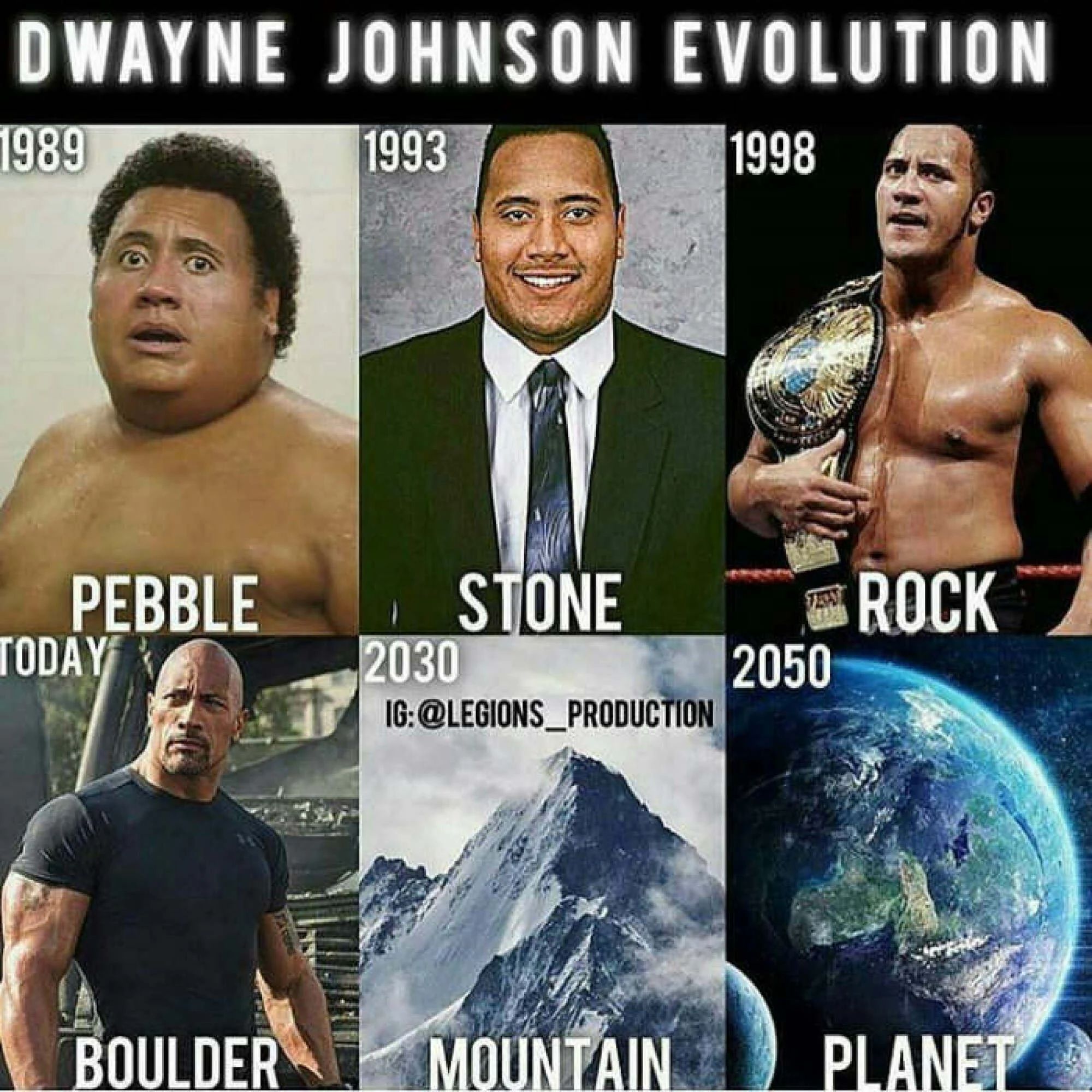 the rock meme