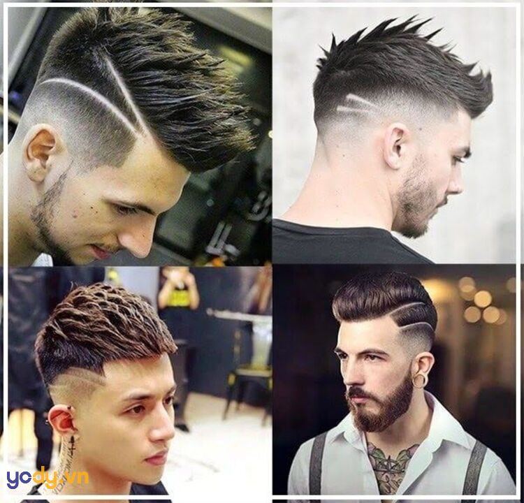 kiểu tóc mohican không vuốt đẹp