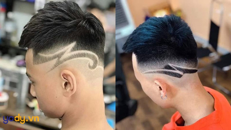 tóc mohican không vuốt