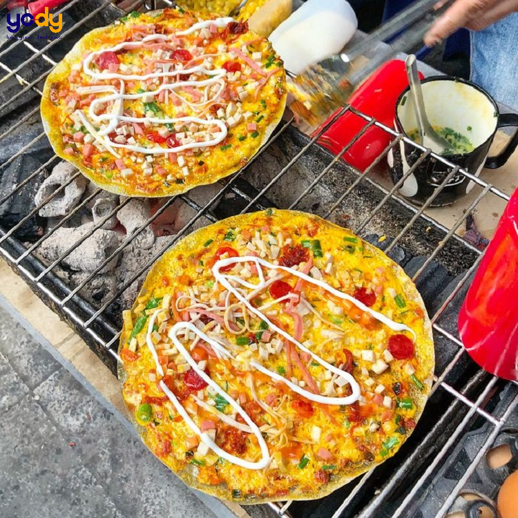 Bánh trắng nướng đầy ự topping