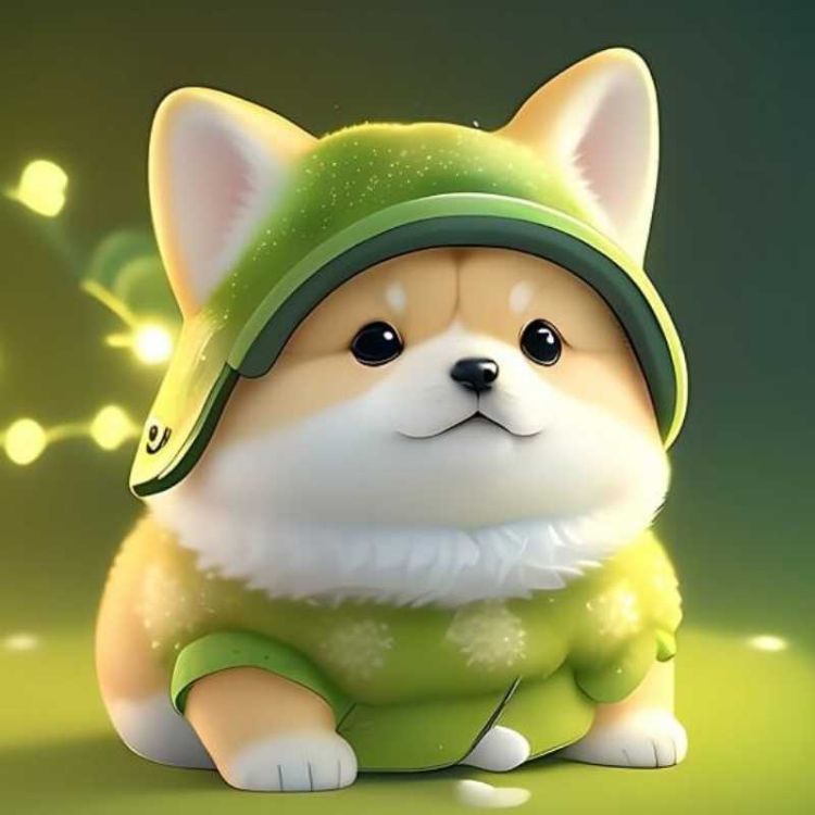 Chó shiba đội mũ