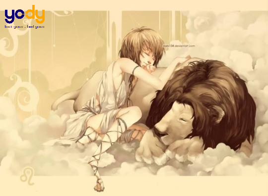 Hình ảnh cung sư tử nữ anime