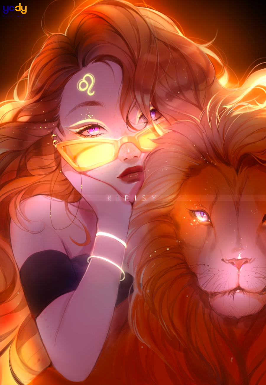 anime cung sư tử cute