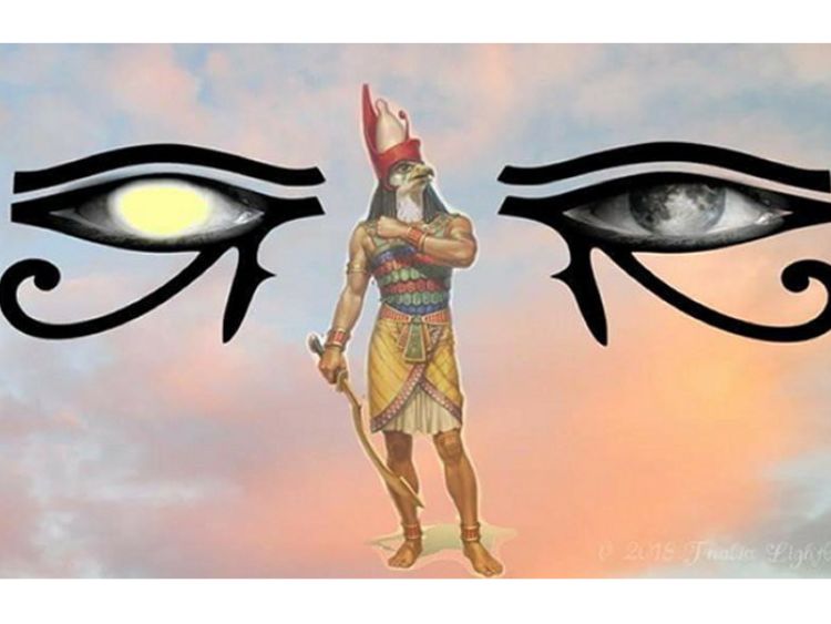 hình xăm mắt thần Horus