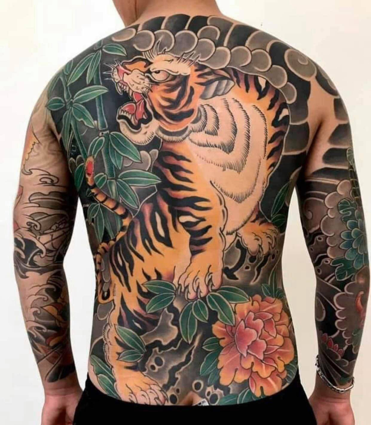 Tattoo Tứ Linh oai hùng