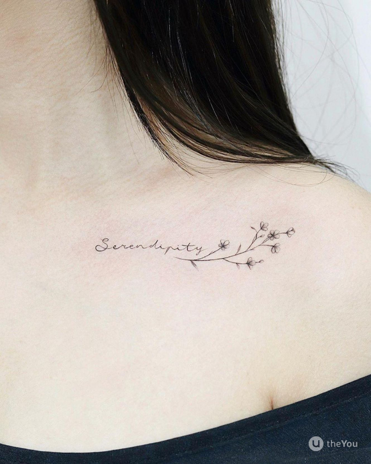 Tattoo chữ Serendipity