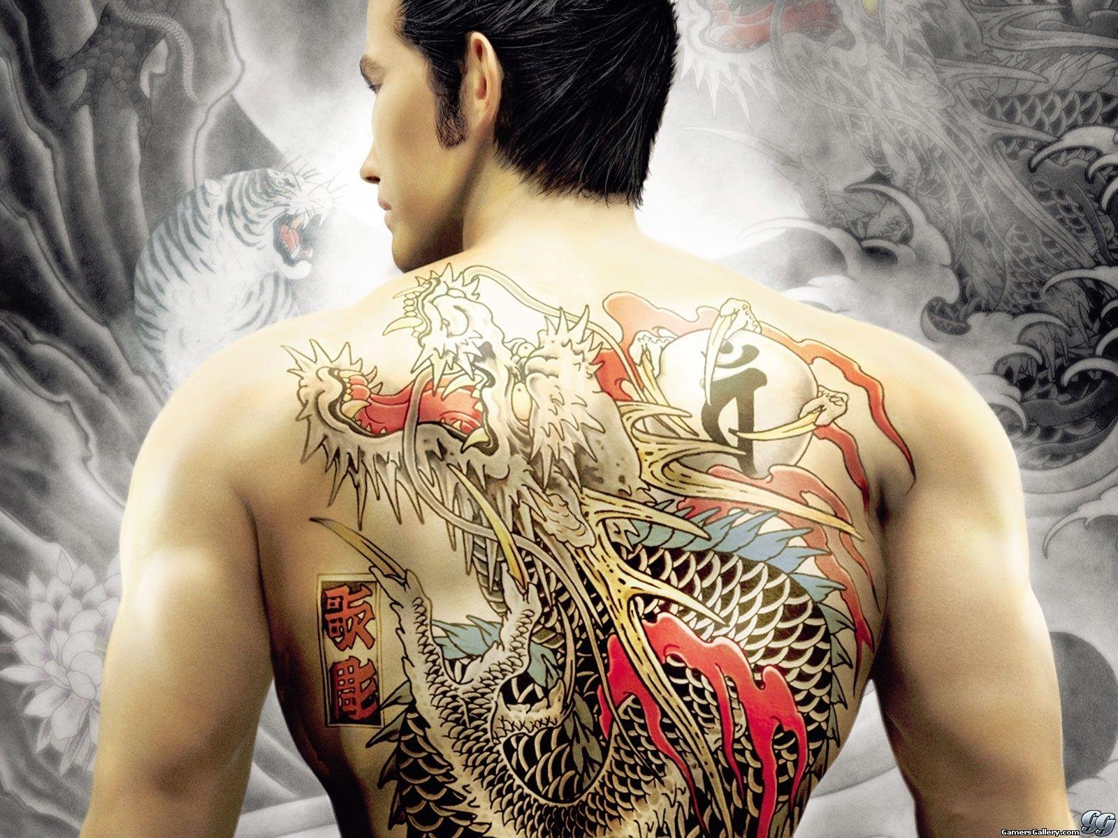 Hình xăm Yakuza lưng