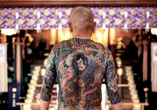 Hình xăm Yakuza lưng