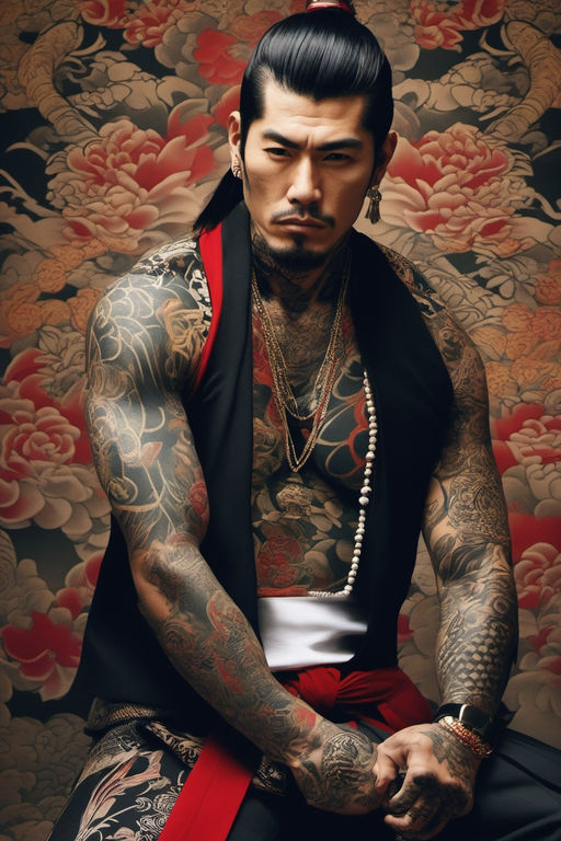 Hình xăm Yakuza kín người