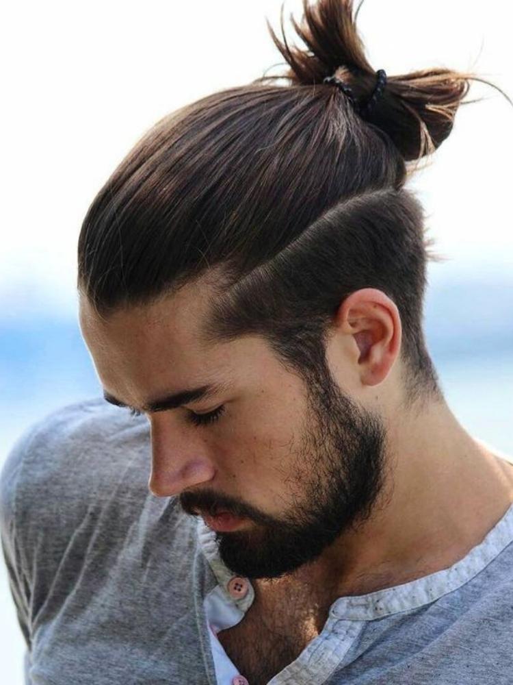 kiểu tóc man bun