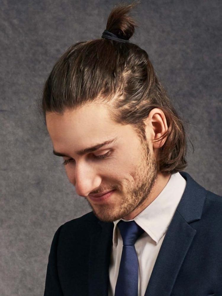 kiểu tóc man bun