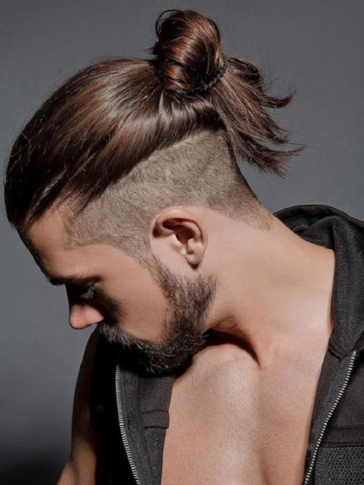 kiểu tóc man bun