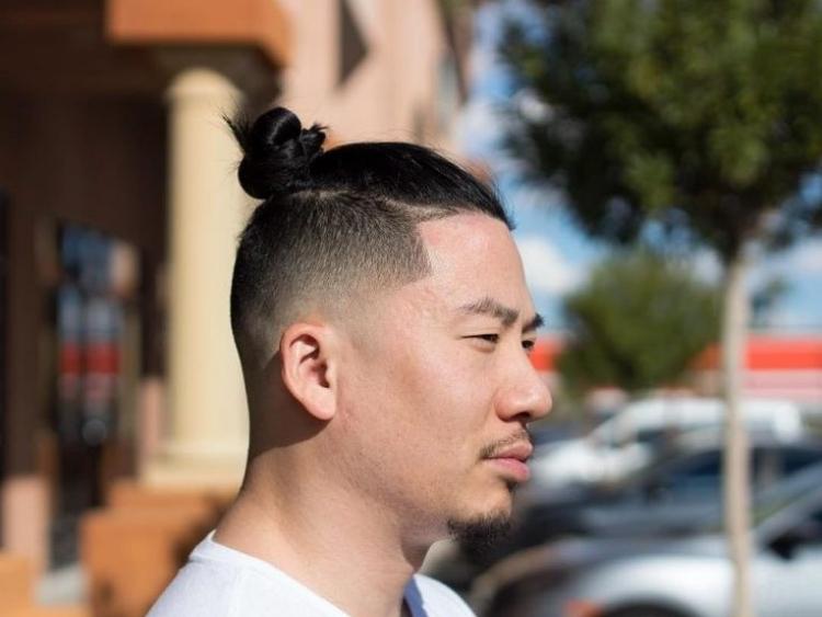 kiểu tóc man bun