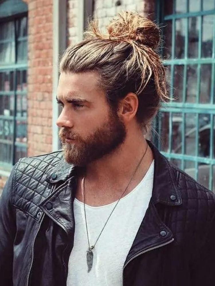 kiểu tóc man bun