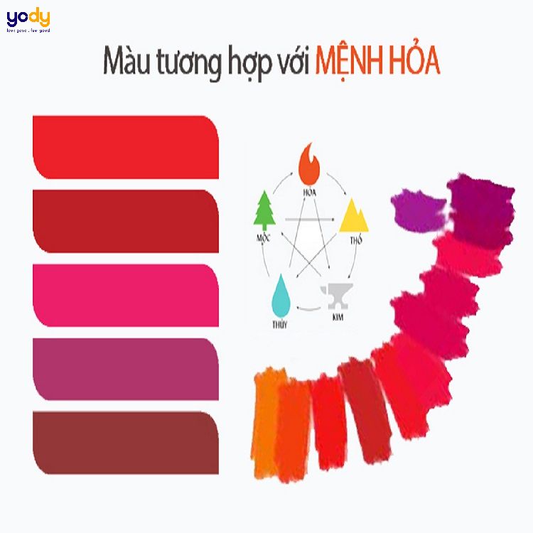 Màu hồng nhạt hợp mệnh gì?