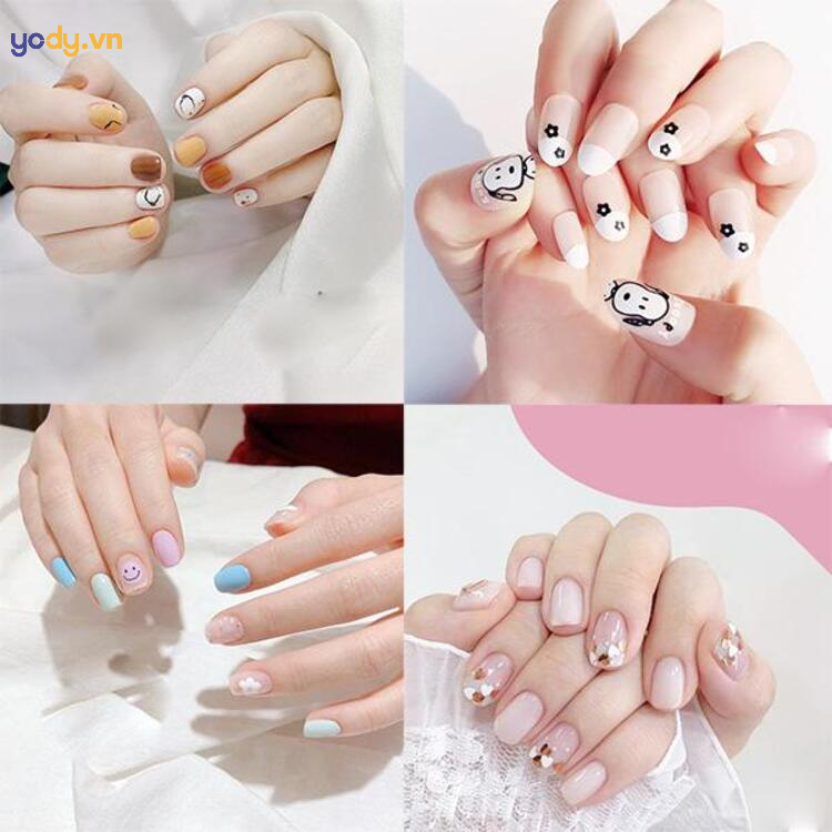 Những mẫu nail đơn giản dễ thương cute