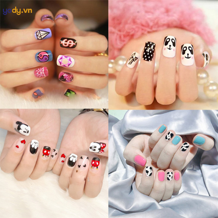 Những mẫu nail đơn giản dễ thương cute