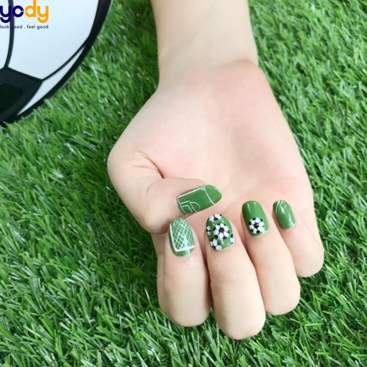 nail xanh lá đẹp