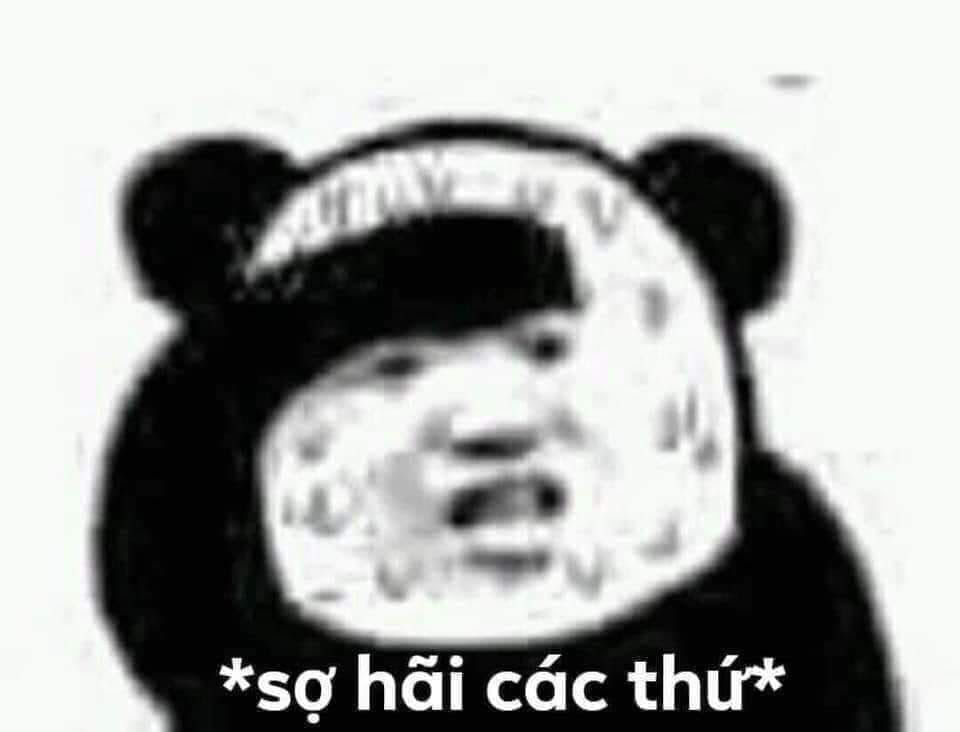 meme sợ hãi