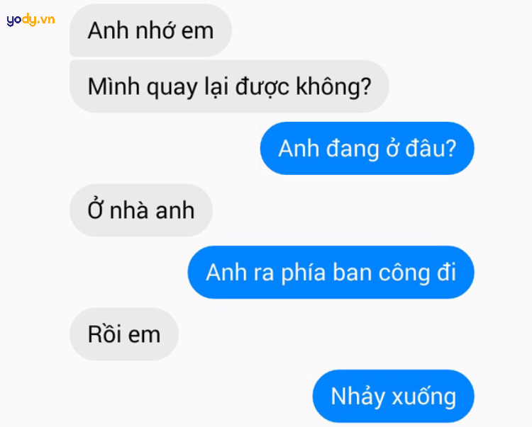 Tin nhắn troll người yêu