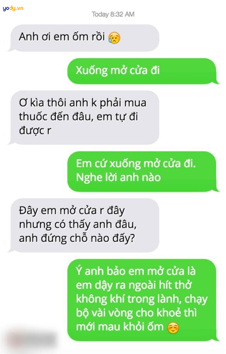 Tin nhắn troll người yêu bá đạo