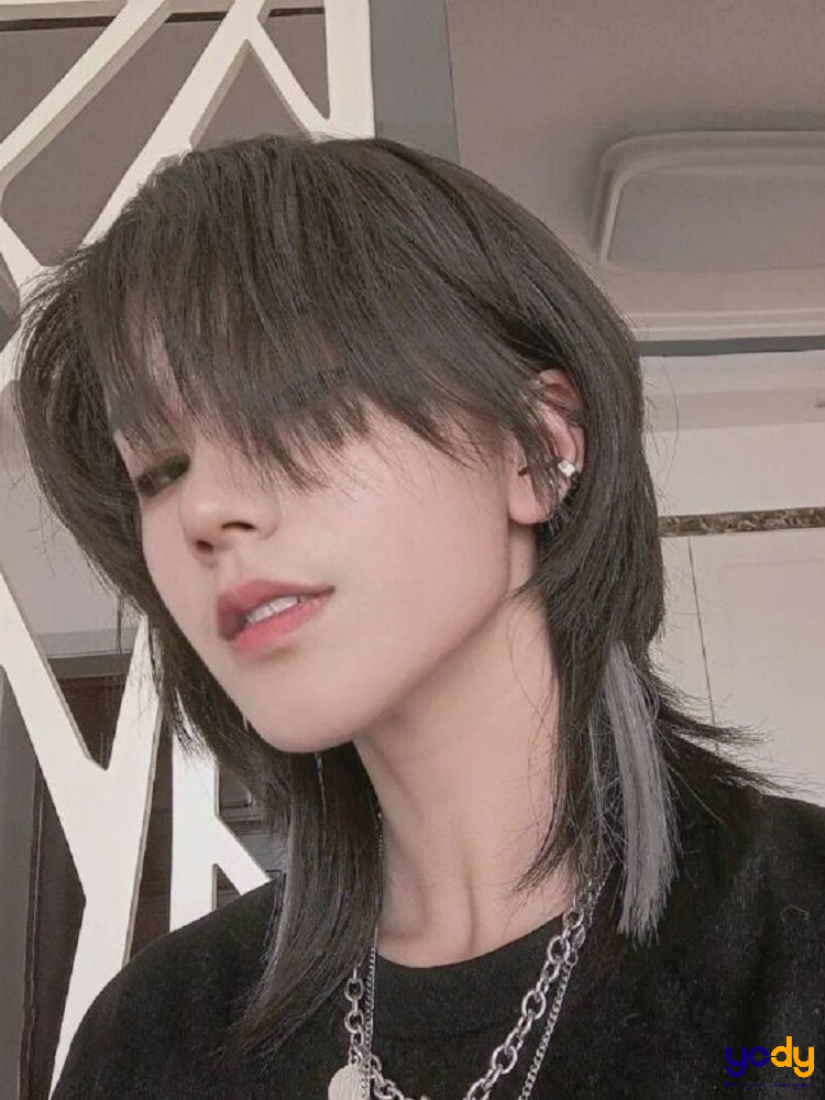 Kiểu tóc mullet side part