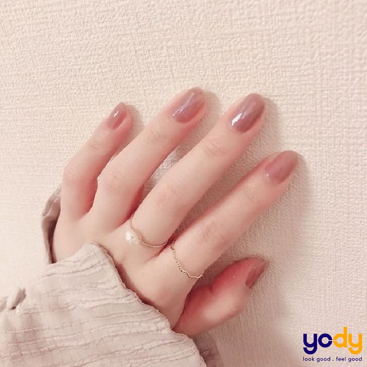 mẫu nail hồng đất đẹp