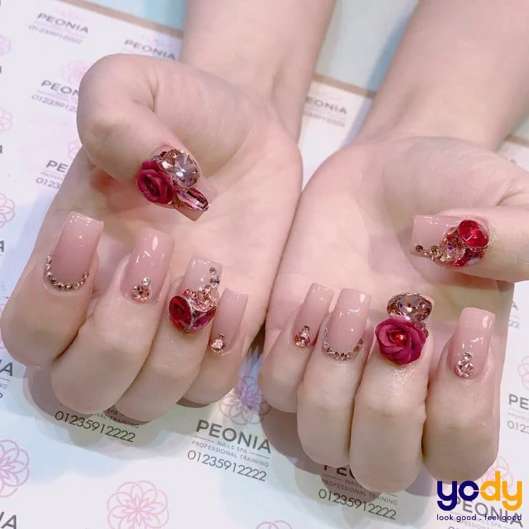 nail hồng đất đẹp