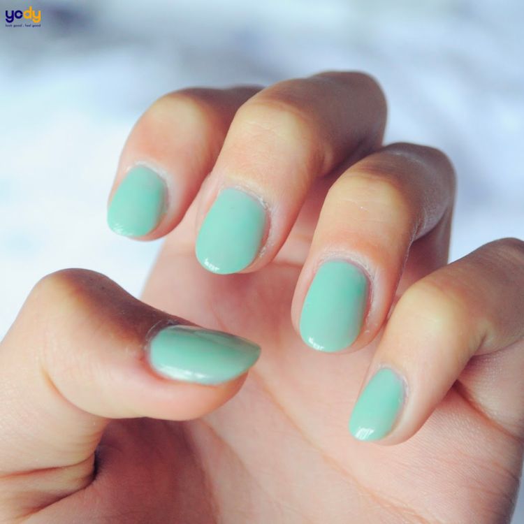  nail màu xanh ngọc