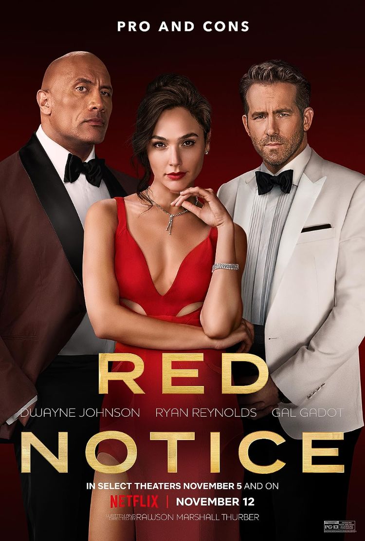 Phim của The Rock hay nhất: Lệnh truy nã đỏ – Red notice