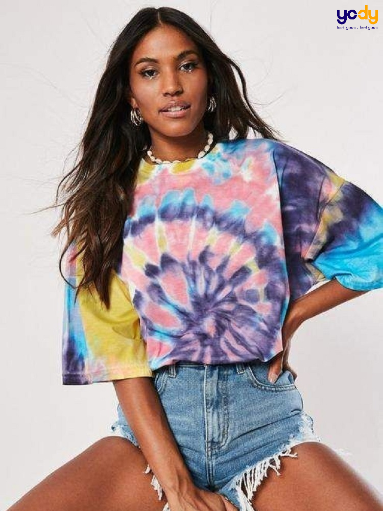 Phong cách Tie dye đơn giản nhưng năng động