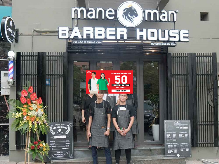 tiệm cắt tóc nam