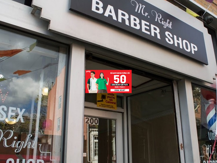 tiệm cắt tóc nam