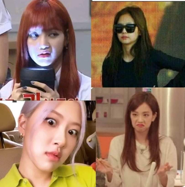 Ảnh dìm Blackpink biểu cảm hài