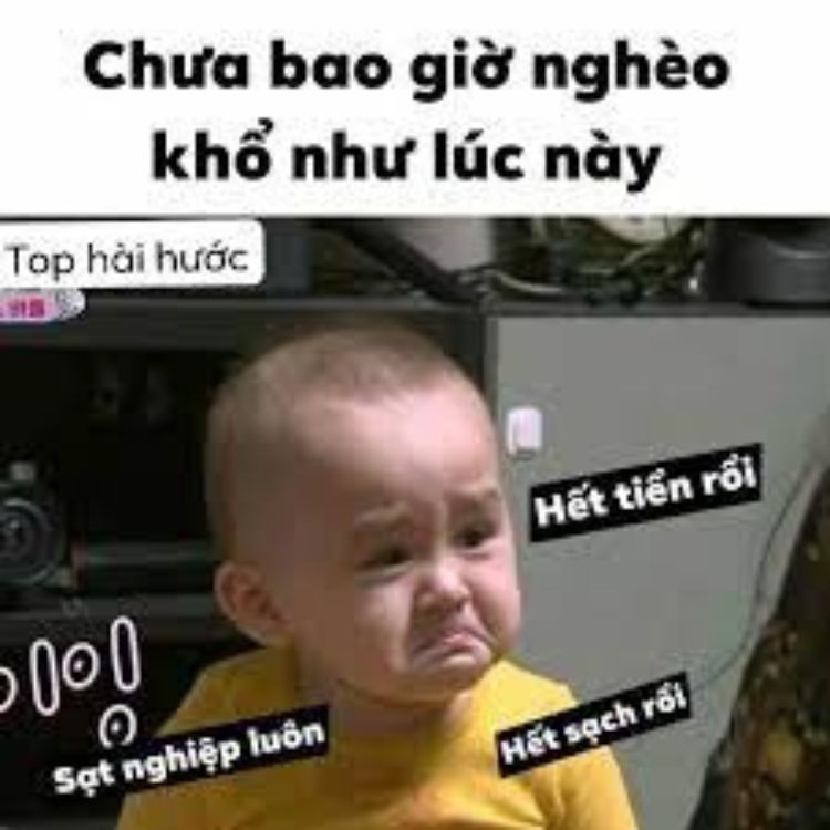 Meme hết tiền