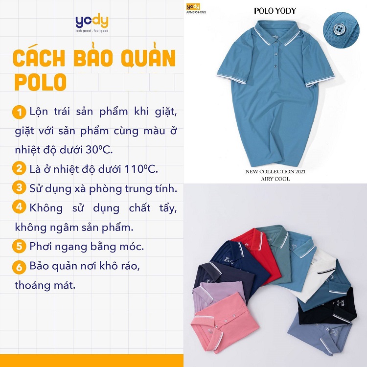 Tip bảo quản áo Polo