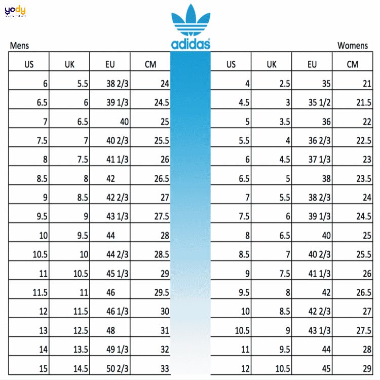 Cách đo size giày Adidas