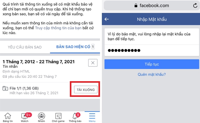 cách khôi phục tin nhắn đã xóa trên messenger