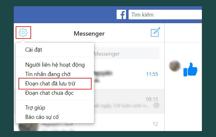 cách khôi phục tin nhắn đã xóa trên messenger hiệu quả