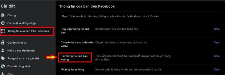 cách khôi phục tin nhắn đã xóa trên messenger